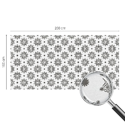 Dekorativna folija za steklo vitraž Klasične rozete