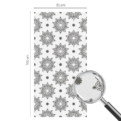 Dekorativna folija za steklo vitraž Klasične rozete