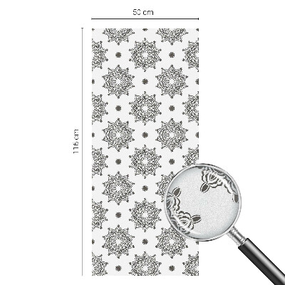 Dekorativna folija za steklo vitraž Klasične rozete