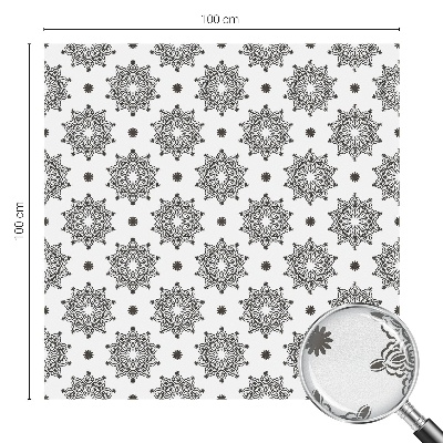 Dekorativna folija za steklo vitraž Klasične rozete