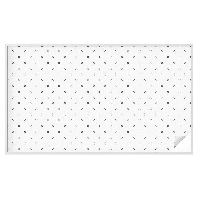 Mlečna folija za okna vitraž Geometrični križi