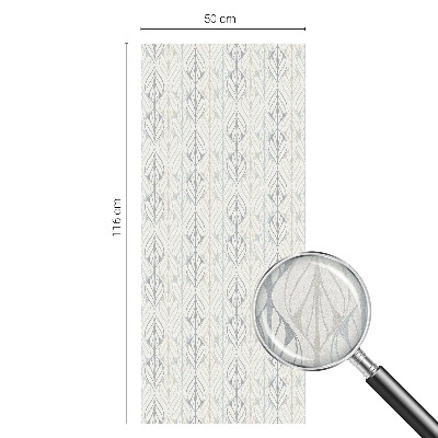 Okenska folija za zaščito pred pogledi Listnati vzorec