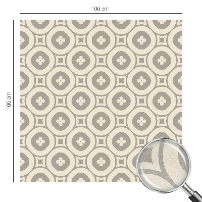 Okenska folija vitraž za zasebnost Geometrijski vzorci