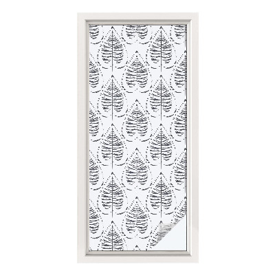 Folija za okna proti soncu Listnata eleganca