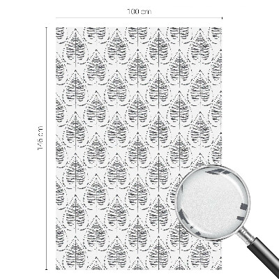 Folija za okna proti soncu Listnata eleganca