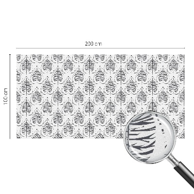 Folija za okna proti soncu Listnata eleganca