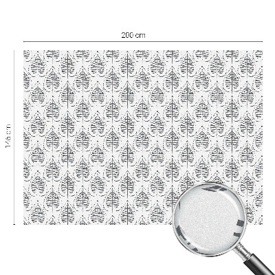 Folija za okna proti soncu Listnata eleganca