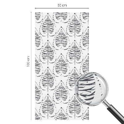 Folija za okna proti soncu Listnata eleganca