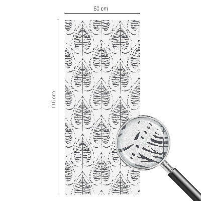 Folija za okna proti soncu Listnata eleganca