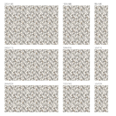 Mlečna folija za okna vitraž Geometrijski mozaik