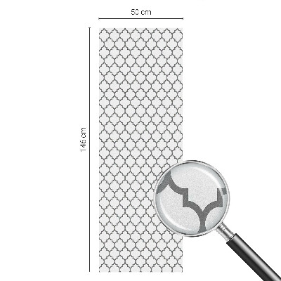 Okenska folija vitraž za zasebnost Geometrijski vzorec