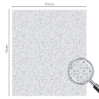 Dekorativna folija za steklo vitraž Pastelne pike