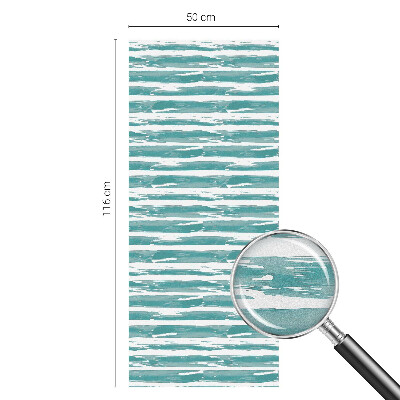 Mlečna folija za okna vitraž Zelene črte