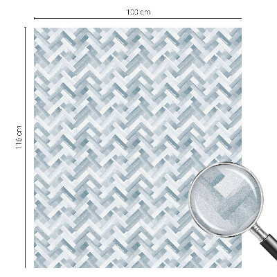 Mlečna folija za okna vitraž Geometrijski vzorec