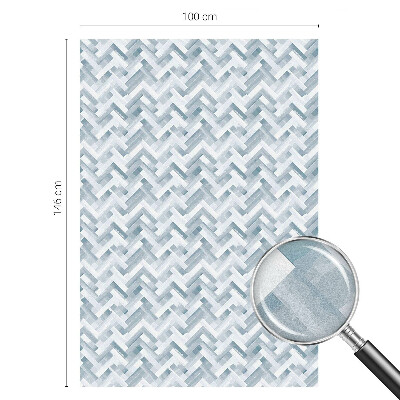 Mlečna folija za okna vitraž Geometrijski vzorec