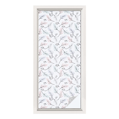 Folija za okna proti soncu Listi rastline