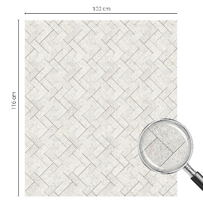 Okenska folija za zaščito pred pogledi Motiv ribje kosti