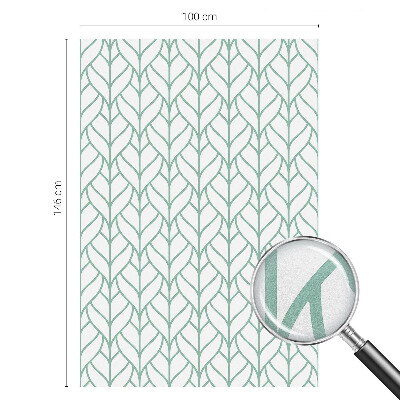 Mlečna folija za okna vitraž Simetrija rastlin