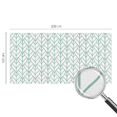 Mlečna folija za okna vitraž Simetrija rastlin