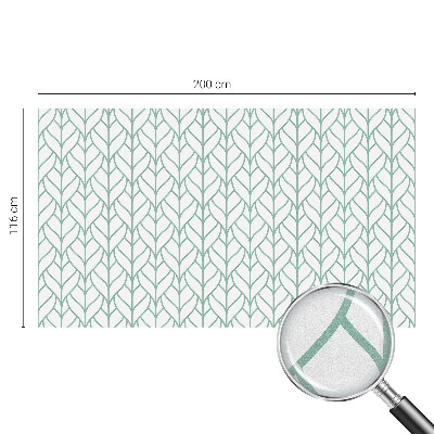 Mlečna folija za okna vitraž Simetrija rastlin