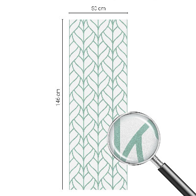 Mlečna folija za okna vitraž Simetrija rastlin