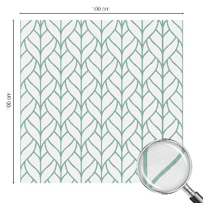 Mlečna folija za okna vitraž Simetrija rastlin