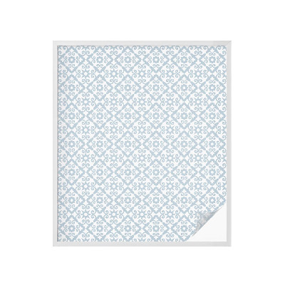 Okenska folija za zaščito pred pogledi Modri ​​okraski