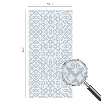 Okenska folija za zaščito pred pogledi Modri ​​okraski