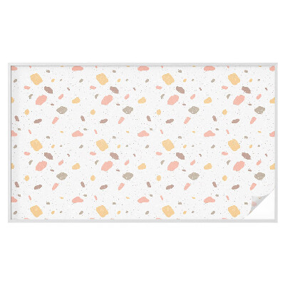 Okenska folija vitraž za zasebnost Abstraktni teraco