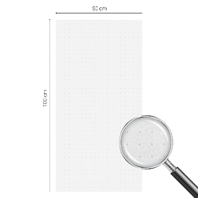 Mlečna folija za okna vitraž Manjše točke