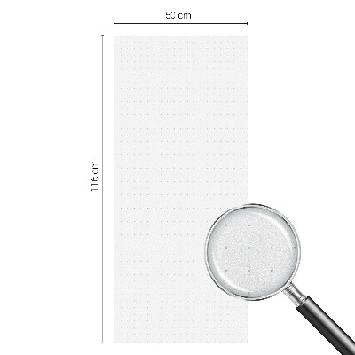 Mlečna folija za okna vitraž Manjše točke