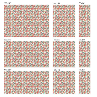 Okenska folija vitraž za zasebnost Geometrijski rombi