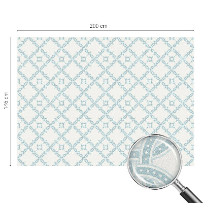 Okenska folija za zaščito pred pogledi Modra geometrija