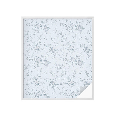 Okenska folija vitraž za zasebnost Nežne rože