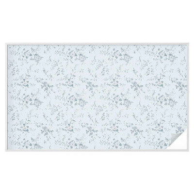 Okenska folija vitraž za zasebnost Nežne rože