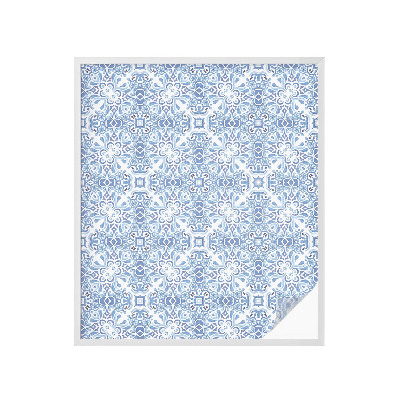 Okenska folija za zaščito pred pogledi Modre ploščice