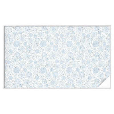 Mlečna folija za okna vitraž Spiralni vzorci