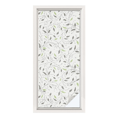 Folija za okna proti soncu Listi poganjkov