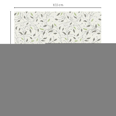 Folija za okna proti soncu Listi poganjkov