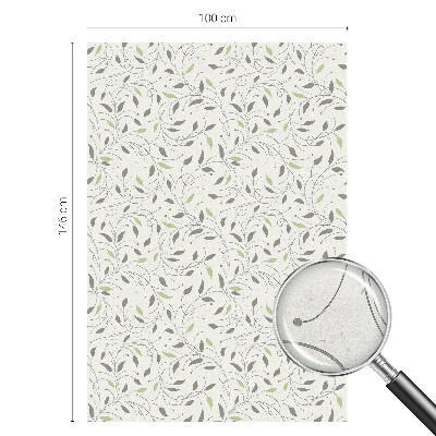 Folija za okna proti soncu Listi poganjkov