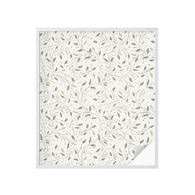 Folija za okna proti soncu Listi poganjkov