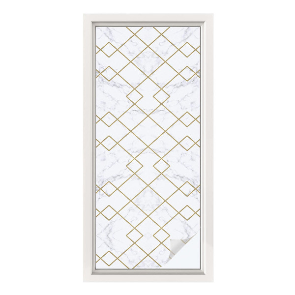 Dekorativna folija za steklo vitraž Geometrijske črte