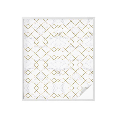 Dekorativna folija za steklo vitraž Geometrijske črte