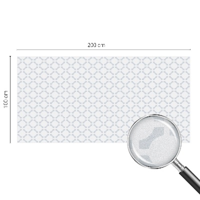 Okenska folija vitraž za zasebnost Geometrijska eleganca