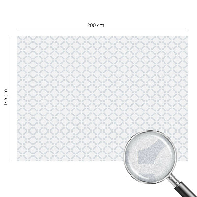 Okenska folija vitraž za zasebnost Geometrijska eleganca