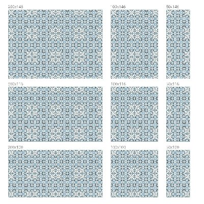 Okenska folija za zaščito pred pogledi Geometrijski vzorci