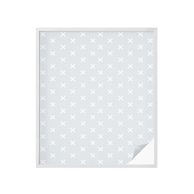 Mlečna folija za okna vitraž Nežni križi