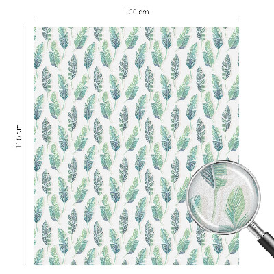 Okenska folija za zaščito pred pogledi Tropski listi