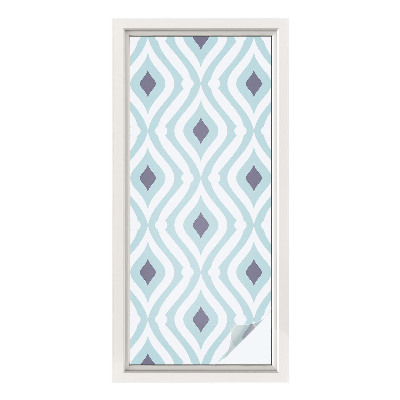 Okenska folija vitraž za zasebnost Moderna eleganca