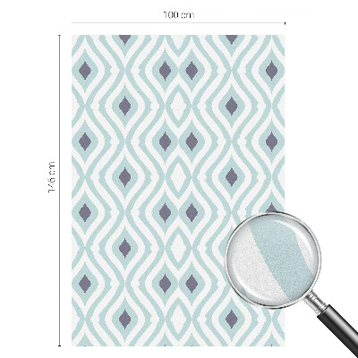 Okenska folija vitraž za zasebnost Moderna eleganca